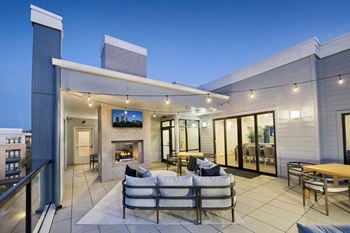 Rooftop entertainment lounge